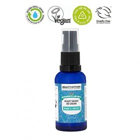 Beauty Kitchen Seahorse Plankton+ Beauty Boost BB Cream - 30ml Refillable Eco-friendly Bottle - Vegan Natural Cream