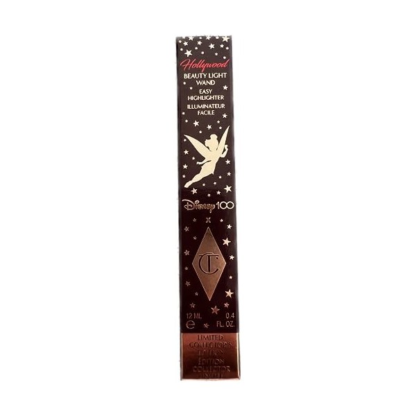 Charlotte Tilbury Hollywood Beauty Light Wand | Disney 100 Limited Collectors Edition | 12ml | Gold