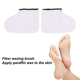 Gants Et Bottillons En Cire, Couvre-pieds, Ensemble De Traitement De Spa, Accessoires De Spa Hydratants Avec Brosse, Spatule,