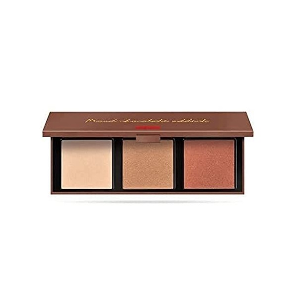 Pupa Milano Zero Calorie Chocolate Highlighter Palette - 001 Cherry Chocolate For Women 0.315 oz Highlighter