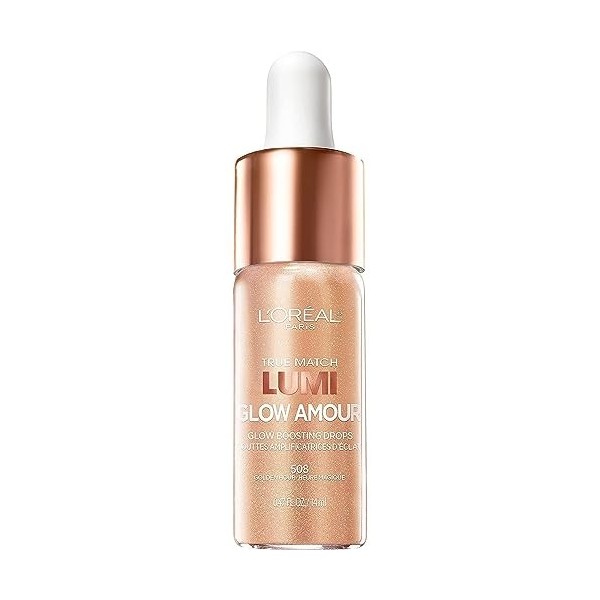 LOREAL - True Match Lumi, Glow Amour Boosting Drops, Golden Hour - 0.47 fl. oz. 14 ml 