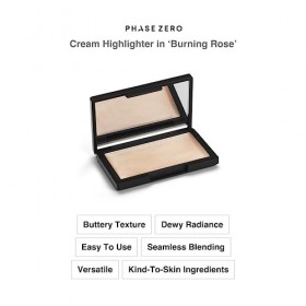 Phase Zero Cream Highlighter - Burning Rose - 4g / 0.14oz