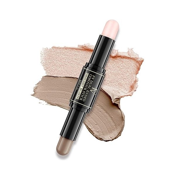 FV Contouring Stick, Stick Contouring Maquillage Visage, Highlighter Maquillage Résistant à Leau et de Longue Durée, Texture