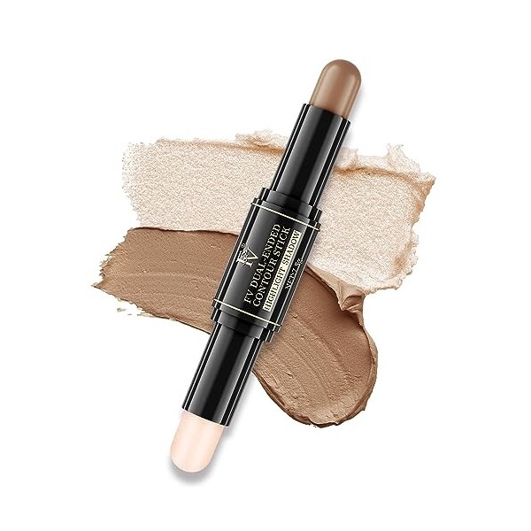 FV Contouring Stick, Stick Contouring Maquillage Visage, Highlighter Maquillage Résistant à Leau et de Longue Durée, Texture