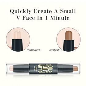 Bâton de contour, anti-cernes, surligneur, contour, surligneur de contour, bâton de surligneur de maquillage, imperméable et 