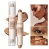 Contouring Maquillage,Stick Contouring,Contour Stick,Illuminateur Contouring,Highlighter Stick,Stylo Illuminateur Maquillage,