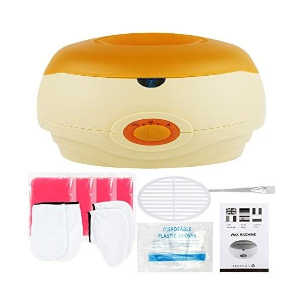 AYITOO Bain de paraffine pour les mains et les pieds avec accessoires - Bain de cire électrique avec cire de paraffine 200 W 