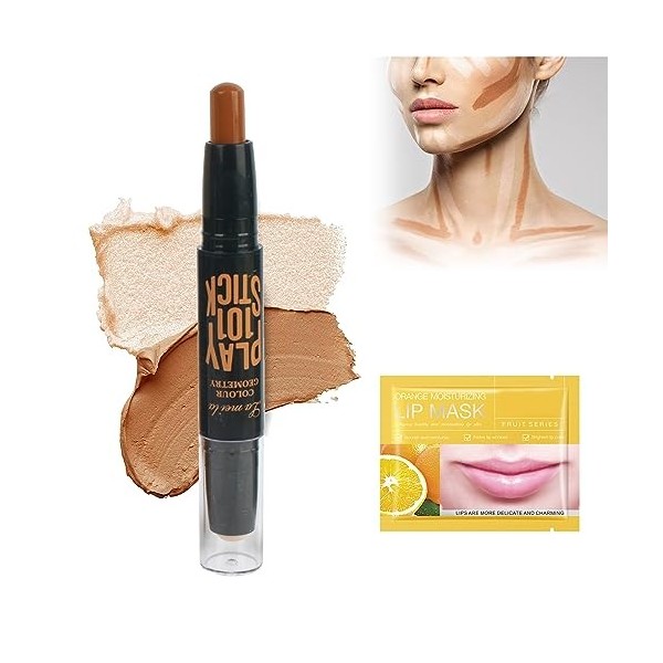 Contouring Maquillage, Correcteur Stick de Contouring, Contouring Stick, Contouring Maquillage Stick, Makeup Contouring, Illu