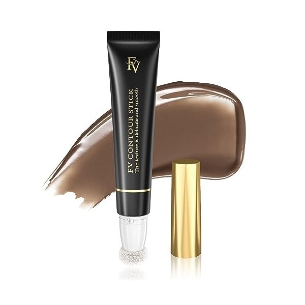 FV Iluminador liquido, Iluminadores de Maquillaje, Larga Duració Highlighter Makeup, Iluminador en Barra Con Aplicador Almoha