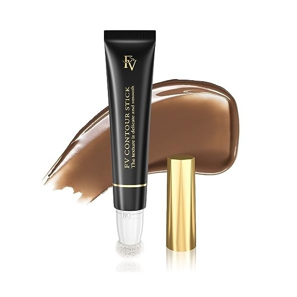 FV Iluminador liquido, Iluminadores de Maquillaje, Larga Duració Highlighter Makeup, Iluminador en Barra Con Aplicador Almoha