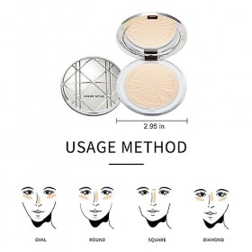 Brillant Highlighter,Palette Highlighter Maquillage,Tenue Highlighter,Highlighting Powder,Utilise Shimmer Powder,Illuminator 