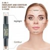 Contouring Maquillage,Stick Contouring,Bâton Contouring,Illuminateur Maquillage,Highlighter Stick,Stylo Illuminateur Maquilla