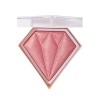 Diamond Highlighter Powder Palette 5 Colors, Shimmer Glitter Bronzer Highlight Makeup Poudre Face Body, Long Lasting Contour 