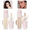 Highlighter Liquide 2 Pièces Maquillage Highlighter Maquillage Contouring Visage Highlighter Stick Makeup Surligneur De Maqui