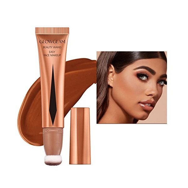 Liquid Contouring Maquillage Stick, Bronzer Liquide Maquillage Waterproof Cream Bronzer Contour Stick Face Contour Makeup Lon