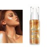 Body Oil Shimmer, Shimmer Lotion Pour Le Corps, Illuminateur De Teint, Highlighter Maquillage Liquide, Hydratation et éclat à