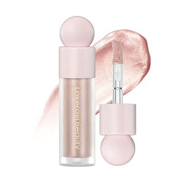 Erinde Liquid Highlighter Makeup, Face Highlighter Bronzer Makeup Stick, Natural Glossy Finish, Lightweight Blendable Silky S