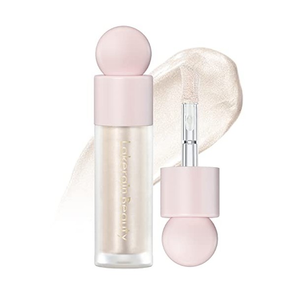 Erinde Liquid Highlighter Makeup, Face Highlighter Bronzer Makeup Stick, Natural Glossy Finish, Lightweight Blendable Silky S