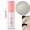 Highlight Poudre Tapotante,Corps Surligneur Poudre Stick,Surbrillance poudre visage,Makeup Stick Highlight,Bâton de poudre à 