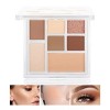 Boobeen Face Contour Highlight Palette-Highlighter, Bronzer, Blusher et Eyeshadow Palette, Matte and Glitter 7 Tones, Blendab