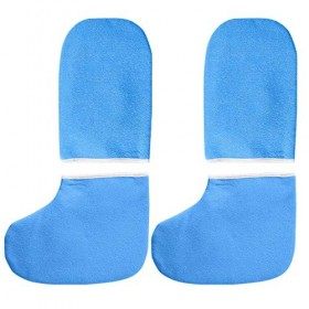 Noverlife Gants et chaussons de travail à la cire de paraffine, gants de traitement des mains pour le bain à la cire, couvert
