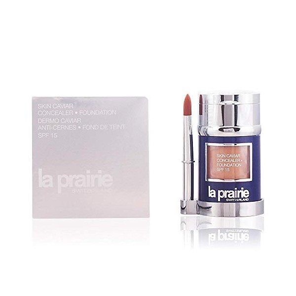 La Prairie Skin Caviar Concealer Foundation/Anti-cernes Fond de Teint SPF15, Pure Ivory, 30ml