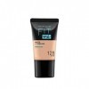 Maybelline New-York - Fond de teint Fluide Fit Me Matte & Poreless - Peaux normales à grasses - Teinte : 128 WARM NUDE - 18ml