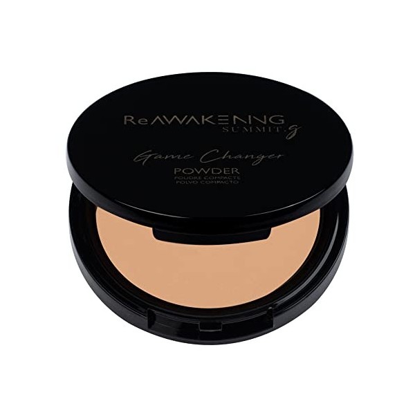 SUMMIT.g Game Changer Flawless Pressed Powder - Fond de teint mat antireflet estompable pour une tenue longue durée en apesan