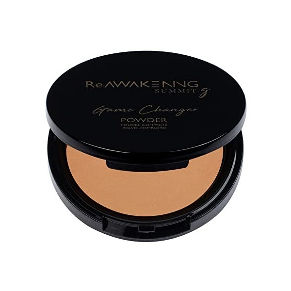 SUMMIT.g Game Changer Flawless Pressed Powder - Fond de teint mat antireflet estompable pour une tenue longue durée en apesan