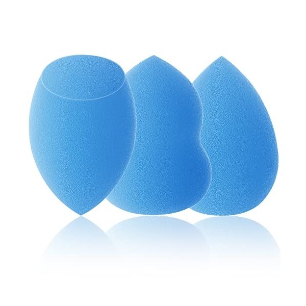 TCPENG® Lot de 3 éponges de maquillage pour estomper le fond de teint liquide, la crème et la poudre – Facile à nettoyer, sup