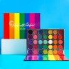 Palette Maquillage Yeux Couleur Professionnel,Afflano Eyeshadow Palette Travel With Rainbow, Paillette Mat Brillant Creme Nat