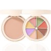 HERBENJOY Palette de correcteur de couleurs 4 en 1 pour fond de teint et fond de teint - Cadeau multifonctionnel pour femme e