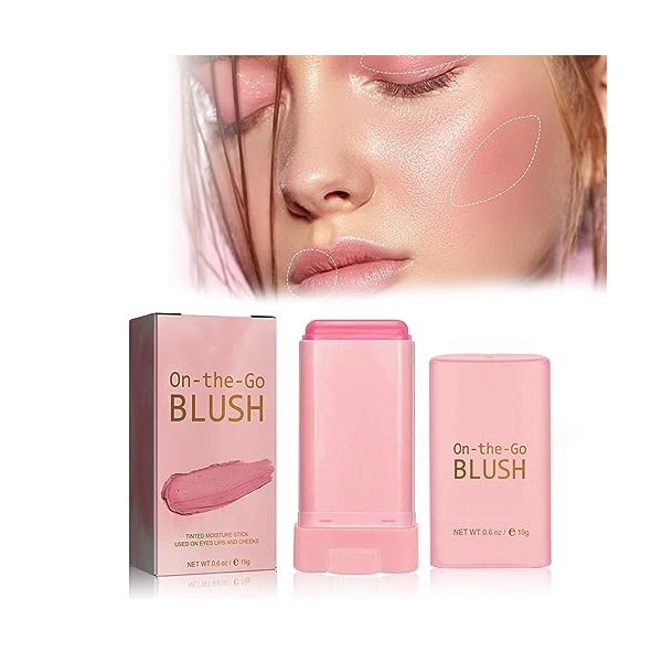 Blush Stick Multi-functional blush stick brightening foundation three-dimensional repair natural nude makeup waterproof light