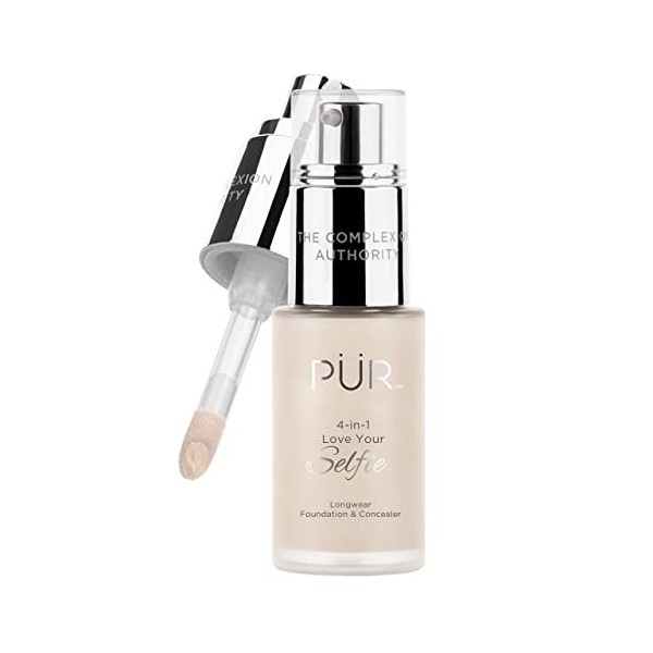 Pur Cosmetics 4-in-1 Love Your Selfie Longwear Foundation and Concealer - LN4 For Women 1 oz Makeup