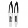 2 x LOréal Paris Mascara False Lash Bambi Eye Effet cire Feux Volumisant et Incurvant Couleur Extra Black - 2 Mascara