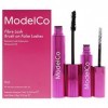 ModelCo Fibre Lash Brush on False Lashes Kit - Black For Women 2 Pc 0.34 oz Extension Mascara, 0.03 oz Lash Fibres