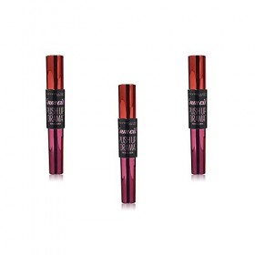Maybelline New York Push Up Drama Mascara effet faux cils - Noir, Lot de 3