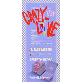 ITZY - Crazy in Love [Random Ver.] Vol.1 Album + Cartes photos supplémentaires