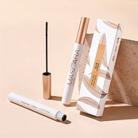 Mascara à petite brosse 2.5mm, pour cils fins et courts, mascara waterproof, sans grumeaux, longue durée, résistant aux bavur