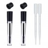 Vide Tube Mascara,Tube de Mascara Vide,Bouteille Vide pour Mascara,Tubes pour Cils,Récipient pour mascara avec pipettes-8ml