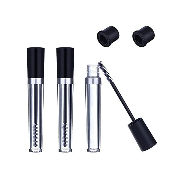 Vide Tube Mascara,Tube de Mascara Vide,Bouteille Vide pour Mascara,Tubes pour Cils,Récipient pour mascara avec pipettes-8ml