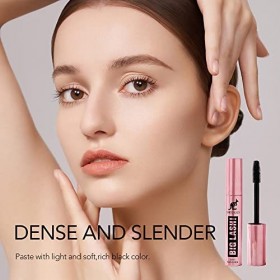 Fuxury Mascara volume bouclé naturel ultra imperméable longue durée, donne du volume et du volume aux cils,sans agglomération