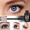 moulis Mascara Waterproof Noir, Mascara Pour Cils en Fibre de Soie 4D, Mascara Volume et Allongement Maquillage Naturel des Y