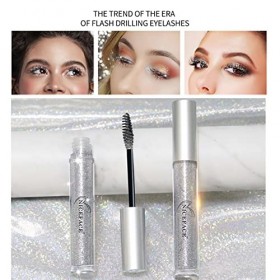 Mascara Glitter Lashes à SéChage Rapide ImperméAble à Leau Longue Durée Diamond Shiny Lash Mascara Glitter Lash Mascara Shin