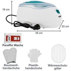 Bain de paraffine Pulox bain de paraffine + 4x cire de paraffine