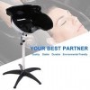 Lave-tête portable pour coiffeurs, cheveux réglable en hauteur et inclinable, lavabo, pour cheveux portable, outil de salon d