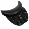 Repose Nuque de Bassin de Shampooing, Shampooing en Silicone Repose-Cou Coussin Salon de Coiffure Lavabo Outil Noir 