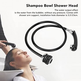 Buse de Douche de Lit de Shampooing, Pommeau de Douche de Bol de Shampooing de Salon de Coiffure Professionnel avec Accessoir
