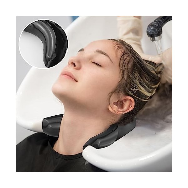 Coussin de cou Anself en silicone durable pour salon de coiffure, évier