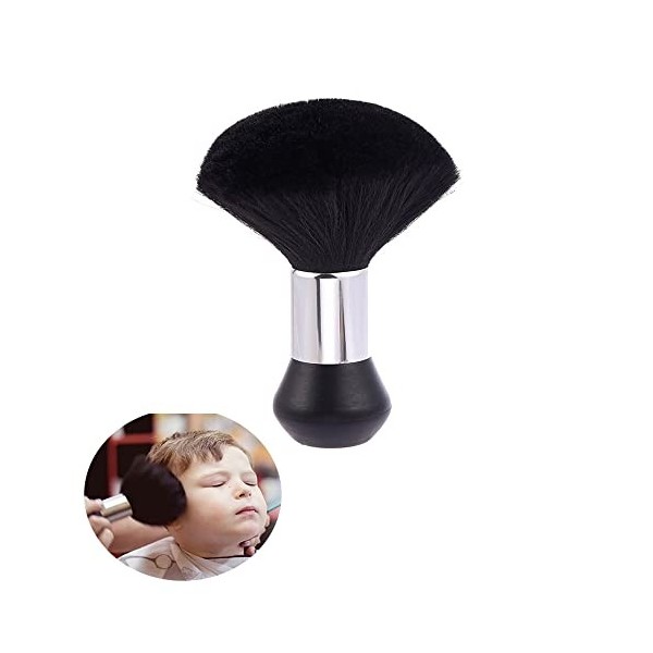 YUEMING Brosse de Cou de Barbier, Barber Soft Neck Duster Brush, Nettoyage Coupe de Cheveux Plumeau pour Cou Cheveux Salon de